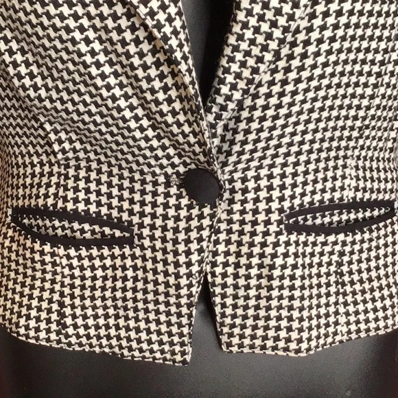 CRISTY GIRL NY HOUNDSTOOTH JACKET SIZE 6 - Picture 3 of 4